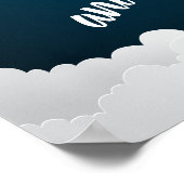 Je houdt van de maan en de rug poster (Hoek)