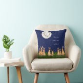 Je houdt van de maan en de rug van de Bunny Stars  Kussen (Stoel)