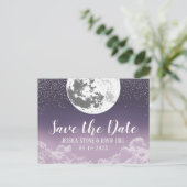 Je houdt van de maan en het Paarse huwelijk. Aankondigingskaart (Staand voorkant)