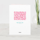 Je houdt van de maan en terug _ Romantisch Kaart (Achterkant)