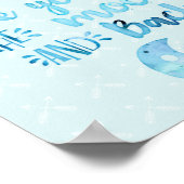 Je houdt van de Moon Blue Baby Nursery Poster (Hoek)