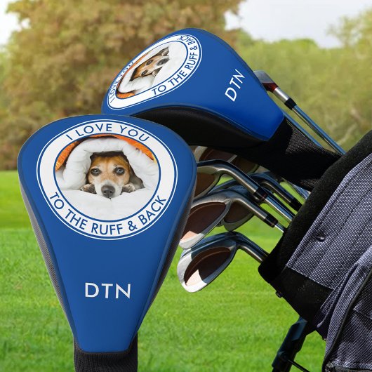Je houdt van de Ruff en de Achterfoto van de Aange Golfheadcover