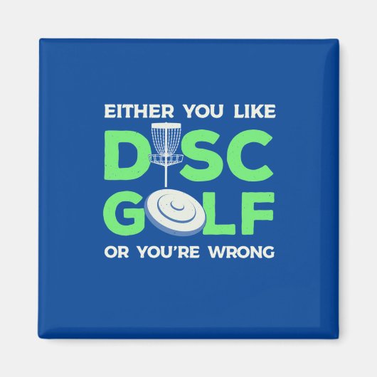 Je houdt van Disk Golf Magneet (Voorkant)