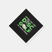 Je houdt van Disk Golf Servet (Hoek)