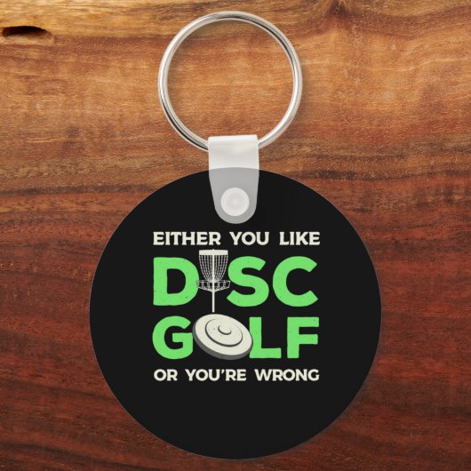 Je houdt van Disk Golf Sleutelhanger (Voorkant)