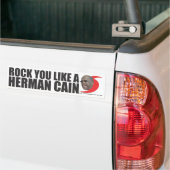 Je houdt van een Herman Cain Bumpersticker (Op Truck)