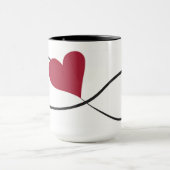 Je houdt van eeuwig Mok in het hart (Midden)