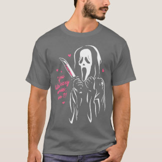 Je houdt van griezelfilms jongen t-shirt