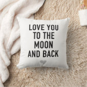 Je houdt van het Sierkussen Moon en Back (Deken)