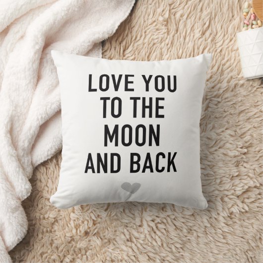 Je houdt van het Sierkussen Moon en Back (Deken)
