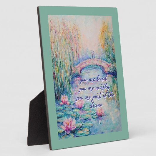 Je houdt van impressionisme fotoplaat (Zijkant)