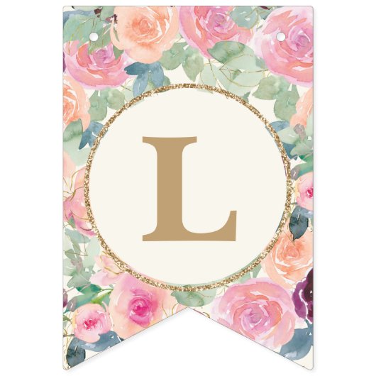 Je houdt van je altijd weduwschap met Blush Pink S Vlaggetjes (Eerste vlag)