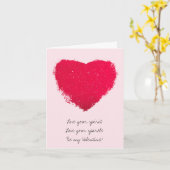 Je houdt van je favoriete Valentijnsdag Kaart (Gele Bloem)