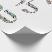 Je houdt van je groep als jezelf cadeaupapier (Hoek)