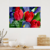 Je houdt van je groep als jezelf poster (Keuken)