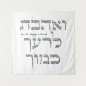 Je houdt van je groep als jezelf wandkleed (Voorkant (horizontaal))