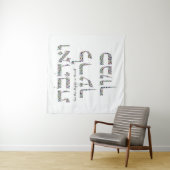 Je houdt van je groep als jezelf wandkleed (In situ)