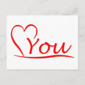 Je houdt van je, Mein Herz ist immer smoes für dic Briefkaart (Voorkant)