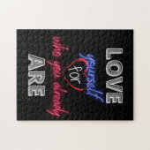 Je houdt van jezelf voor wie je al bent legpuzzel (Horizontaal)