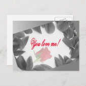 Je houdt van me! -Briefkaarten Briefkaart (Voorkant / Achterkant)