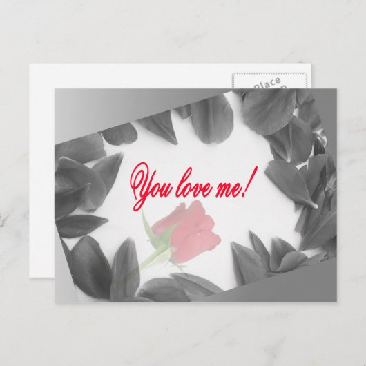 Je houdt van me! -Briefkaarten Briefkaart (Voorkant / Achterkant)