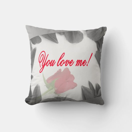 Je houdt van me - Pillow Kussen (Voorkant)
