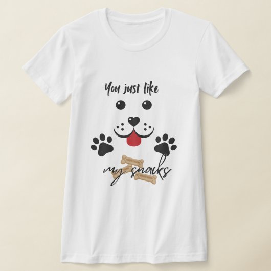 Je houdt van mijn snacks t-shirt (Laagn)