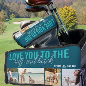 Je houdt van Ruff en Back 4 Foto Blauwgroen Blauw Golfheadcover