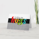 Je "Hugs" versturen Kaart (Voorkant)