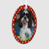 Je huisdier als kerstversiering ornament (voorkant)