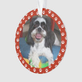 Je huisdier als kerstversiering ornament (voorkant)