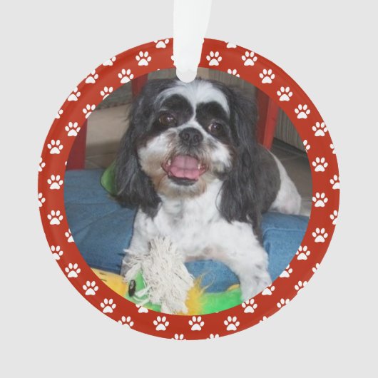 Je huisdier als kerstversiering ornament (voorkant)