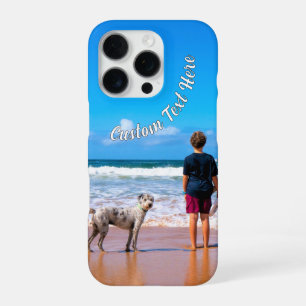 Je huisdier foto iPhone hoesje met aangepaste teks iPhone 16 Pro Hoesje