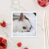 Je huisdier hond puppy aangepaste foto chihuahua servet (Insitu)