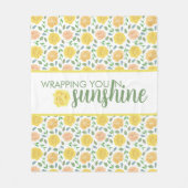 Je in een zonnebrandmiddel pakken fleece deken (Voorkant)