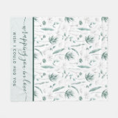 Je in Love Fleece Blanket (Voorkant (Horizontaal))