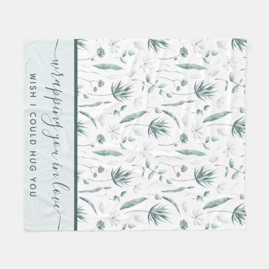 Je in Love Fleece Blanket (Voorkant (Horizontaal))