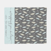 Je in Love Fleece Blanket (Voorkant (Horizontaal))