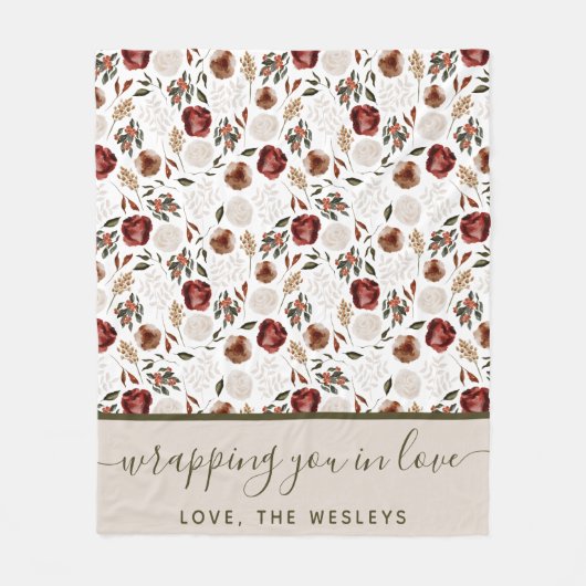 Je in Love Fleece Blanket (Voorkant)