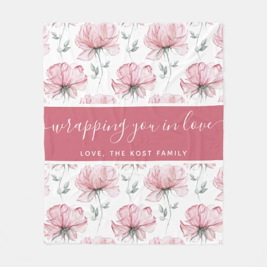 Je in Love Fleece Blanket (Voorkant)