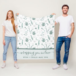 Je in Love Fleece Blanket Deken