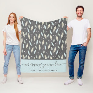Je in Love Fleece Blanket Deken