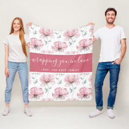 Je in Love Fleece Blanket Deken