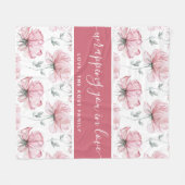 Je in Love Fleece Blanket Deken (Voorkant (Horizontaal))