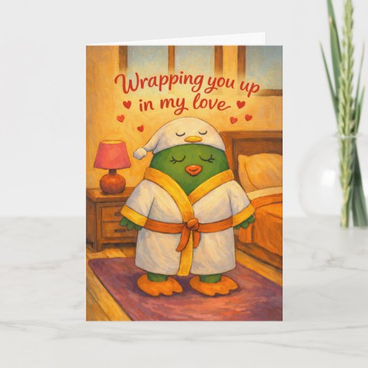 Je in mijn liefde wikkelen kaart (Voorkant)