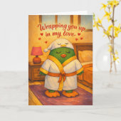 Je in mijn liefde wikkelen kaart (Gele Bloem)