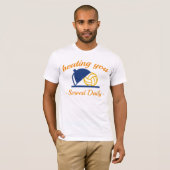 Je in volleybal slaan t-shirt (Voorkant volledig)