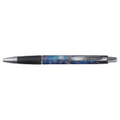 Je Initialen Monogram Blue Galaxy Pen (Achterkant)