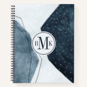 Je Initialen toevoegen | Aangrenzende afbraak Notitieboek (Voorkant)