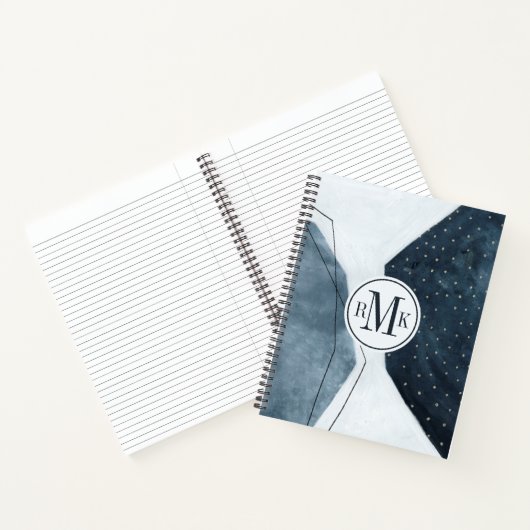 Je Initialen toevoegen | Aangrenzende afbraak Notitieboek (Binnen)